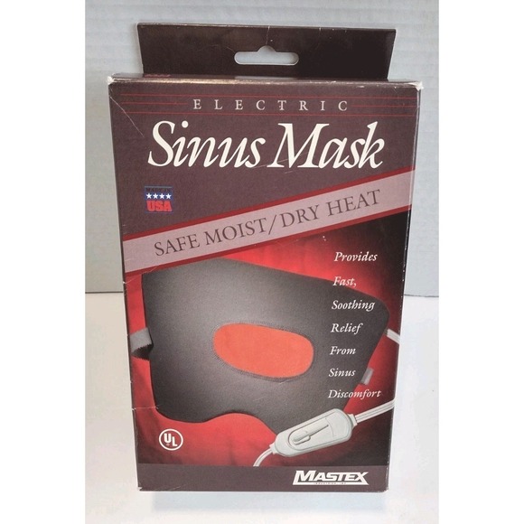 Vintage Mastex Industries Electric Sinus Mask Moist/Dry Heating Pad Made In USA - Picture 1 of 10